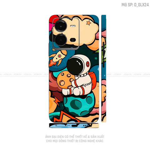 Dán Skin Vivo V Series Hình Galaxy-Space | D_GLX24