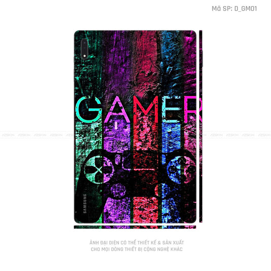 Dán Skin Galaxy Tab S8 Series Hình Gamer | D_GM01