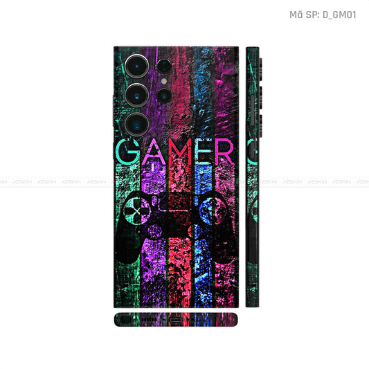 Dán Skin Samsung Galaxy S24 Series Chủ Đề Gamer | D_GM01