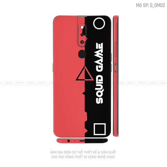 Miếng Dán Skin Điện Thoại OPPO F Series Hình Gamer | D_GM02