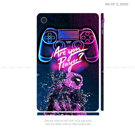 Dán Skin Máy Tính Bảng Oppo Pad Series Hình Gamer | D_GM03