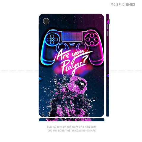 Dán Skin Máy Tính Bảng Oppo Pad Series Hình Gamer | D_GM03