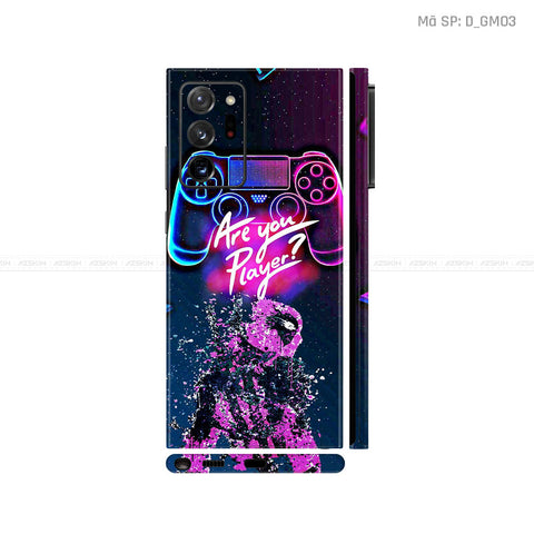 Dán Skin Galaxy Note 20 Series Hình Gamer | D_GM03