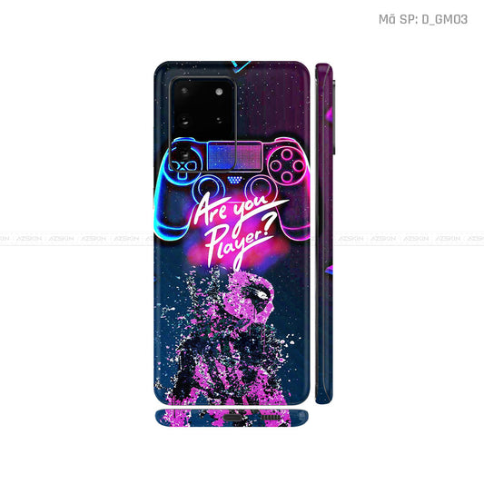 Dán Skin Galaxy S20 Series Hình Gamer | D_GM03
