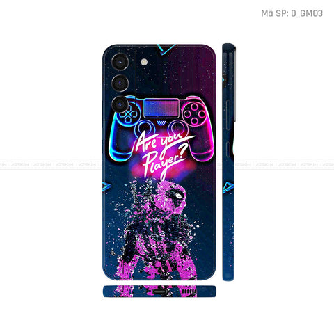 Dán Skin Galaxy S22 Series Hình Gamer | D_GM03