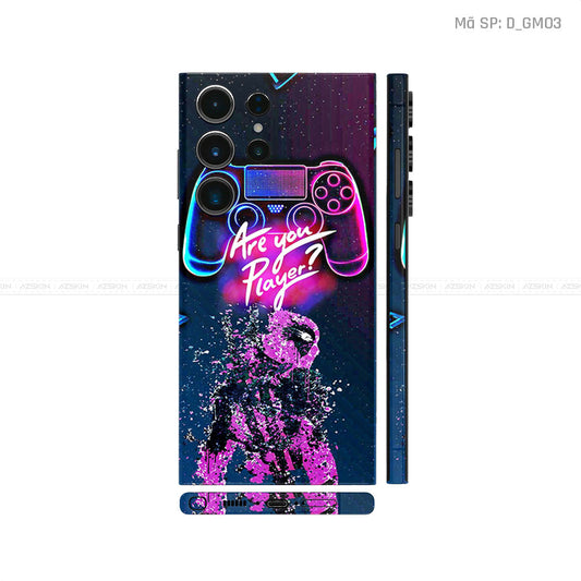 Dán Skin Samsung Galaxy S24 Series Chủ Đề Gamer | D_GM03