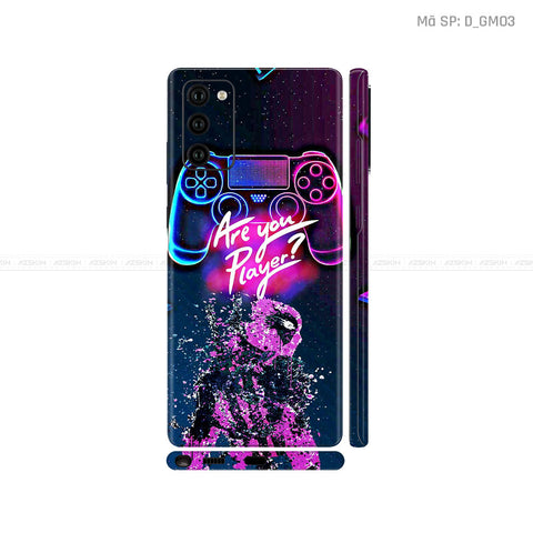 Dán Skin Galaxy Note 20 Series Hình Gamer | D_GM03