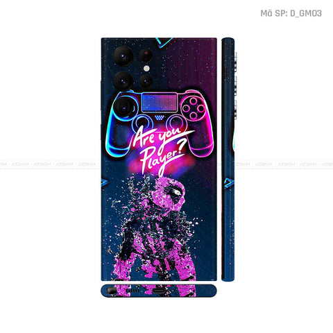 Dán Skin Galaxy S22 Series Hình Gamer | D_GM03