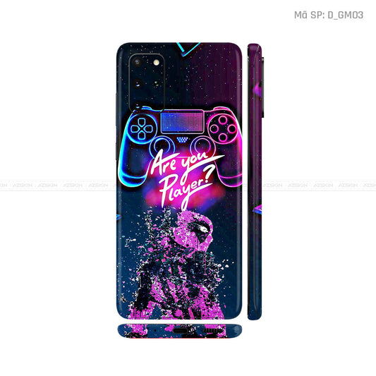 Dán Skin Galaxy S20 Series Hình Gamer | D_GM03