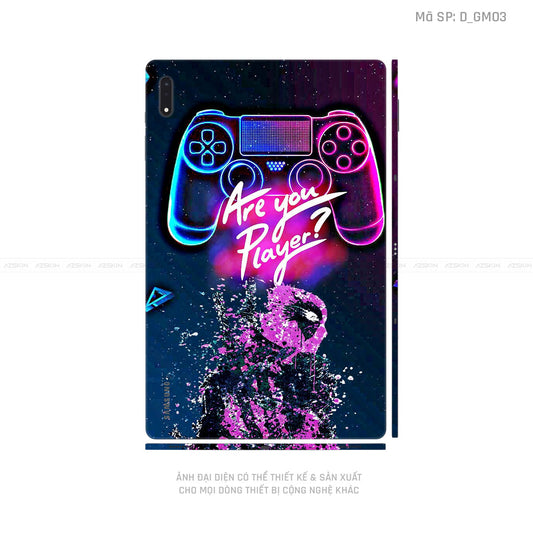 Dán Skin Galaxy Tab S8 Series Hình Gamer | D_GM03