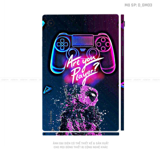 Dán Skin Galaxy Tab A Series Hình Gamer | D_GM03