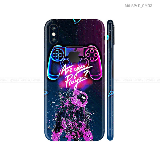 Dán Skin IPhone X Series Hình Gamer | D_GM03