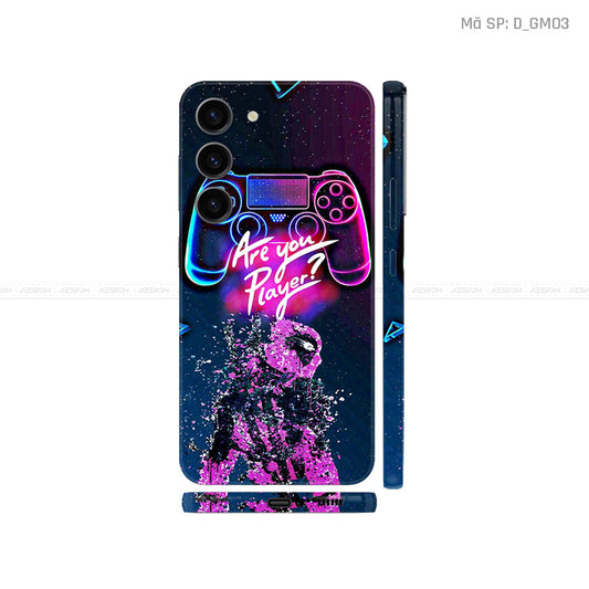 Dán Skin Samsung Galaxy S24 Series Chủ Đề Gamer | D_GM03