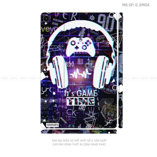 Dán Skin Máy Tính Bảng Lenovo Pad Series Hình Gamer | D_GM04