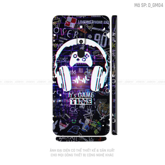 Miếng Dán Skin Điện Thoại OPPO F Series Hình Gamer | D_GM04