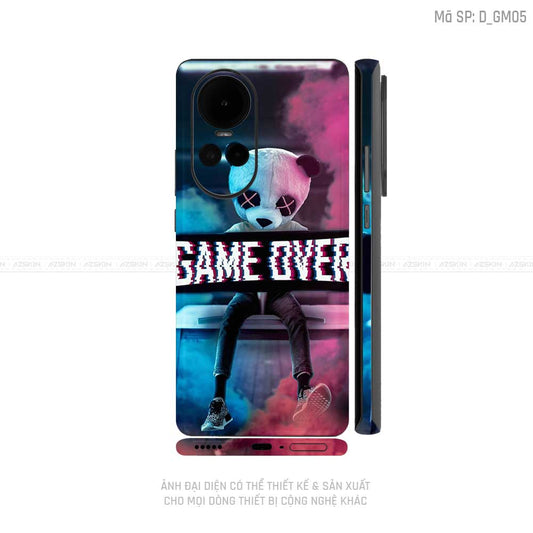 Dán Skin Điện Thoại OPPO Reno Series Hình Gamer | D_GM05