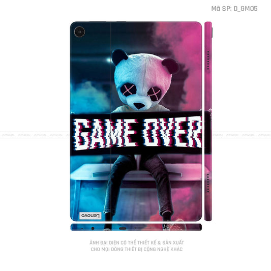 Dán Skin Máy Tính Bảng Lenovo Pad Series Hình Gamer | D_GM05