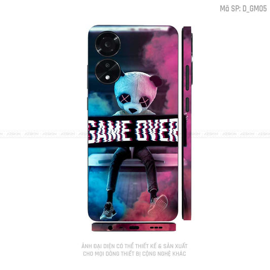 Miếng Dán Skin Điện Thoại OPPO A Series Hình Gamer | D_GM05