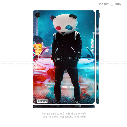 Dán Skin Máy Tính Bảng Lenovo Pad Series Hình Gamer | D_GM06