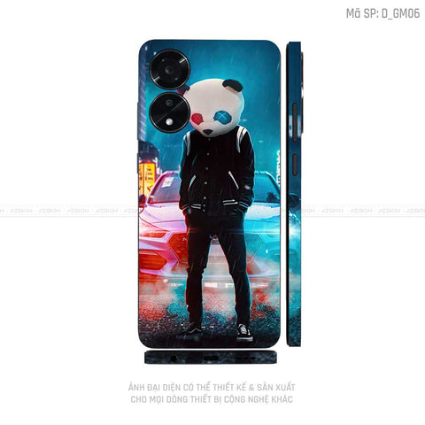 Miếng Dán Skin Điện Thoại OPPO A Series Hình Gamer | D_GM06