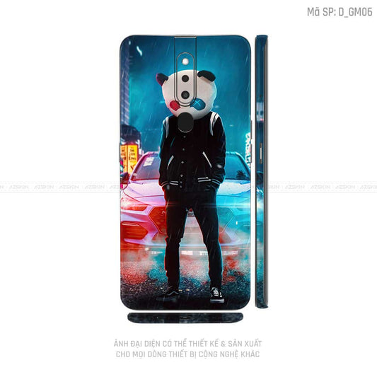 Miếng Dán Skin Điện Thoại OPPO F Series Hình Gamer | D_GM06