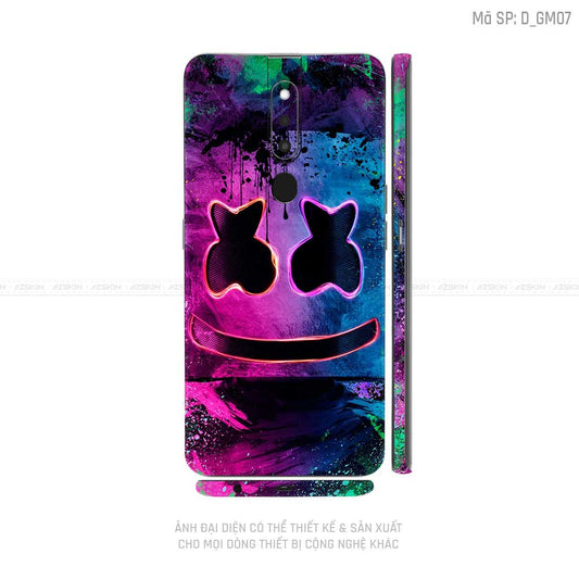 Miếng Dán Skin Điện Thoại OPPO F Series Hình Gamer | D_GM07