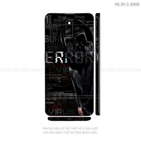 Miếng Dán Skin Điện Thoại OPPO F Series Hình Gamer | D_GM08