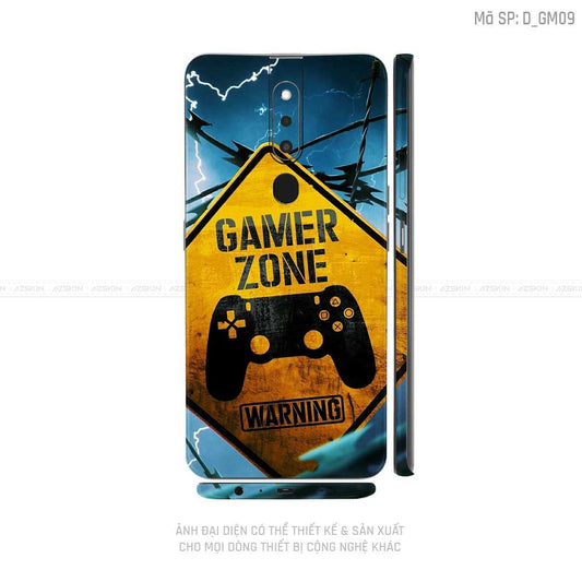 Miếng Dán Skin Điện Thoại OPPO F Series Hình Gamer | D_GM09