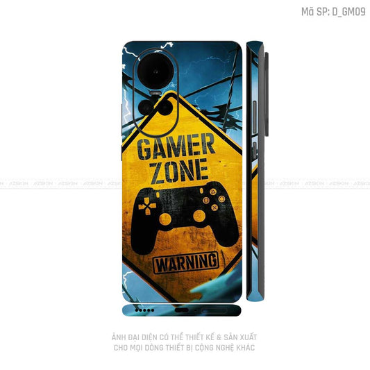 Dán Skin Điện Thoại OPPO Reno Series Hình Gamer | D_GM09