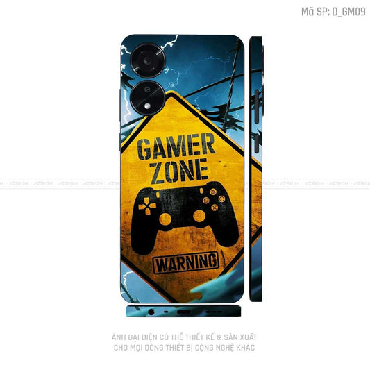 Miếng Dán Skin Điện Thoại OPPO A Series Hình Gamer | D_GM09