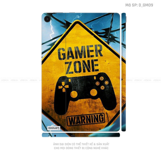 Dán Skin Máy Tính Bảng Lenovo Pad Series Hình Gamer | D_GM09