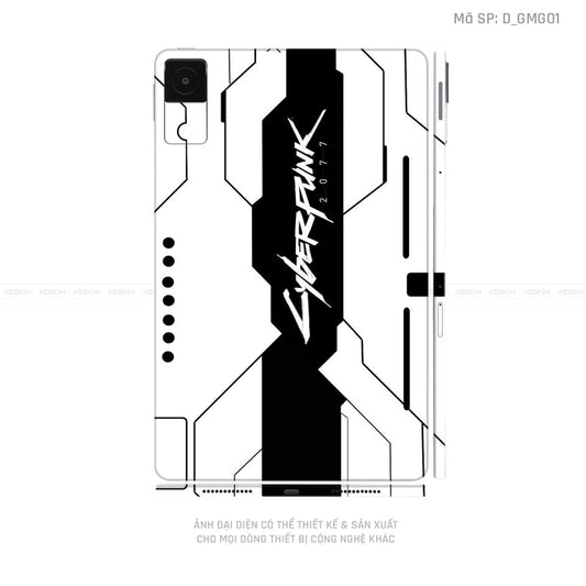 Dán Skin Máy Tính Bảng Xiaomi Mipad Hình Gaming Gear | D_GMG01