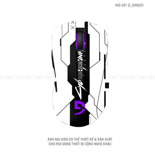 Skin Dán Chuột Fuhlen Hình Gaming Gear | D_GMG01