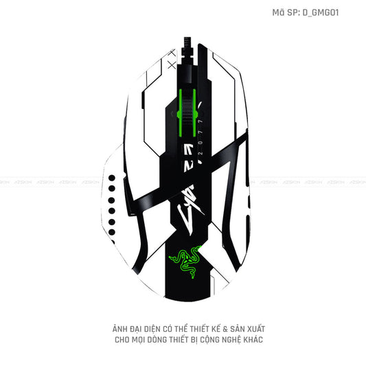 Skin Dán Chuột Razer Hình Gaming Gear | D_GMG01