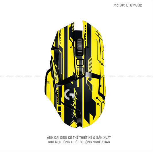 Skin Dán Chuột Logitech Hình Gaming Gear | D_GMG02