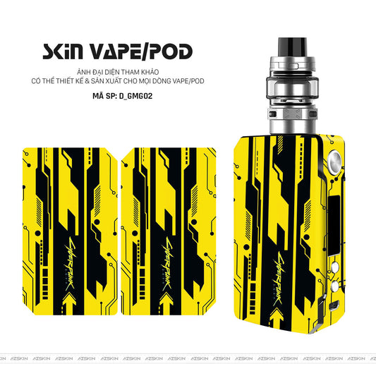 Dán Skin Vape Hình Gaming Gear | D_GMG02