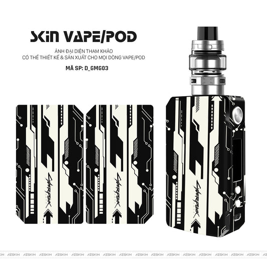 Dán Skin Vape Hình Gaming Gear | D_GMG03