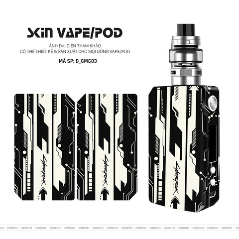 Dán Skin Vape Hình Gaming Gear | D_GMG03