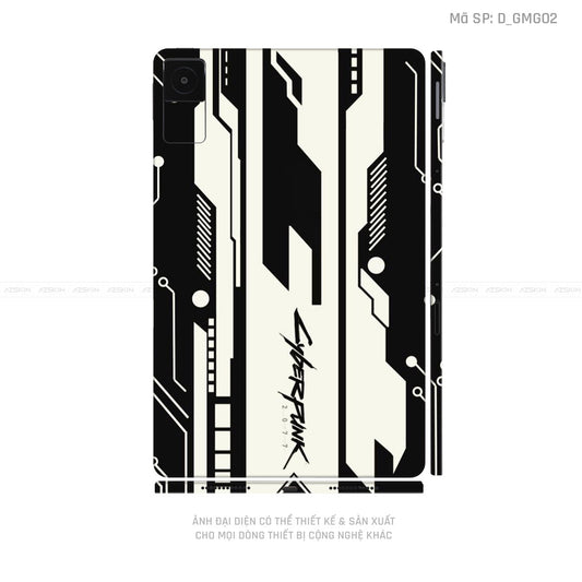 Dán Skin Máy Tính Bảng Xiaomi Mipad Hình Gaming Gear | D_GMG03
