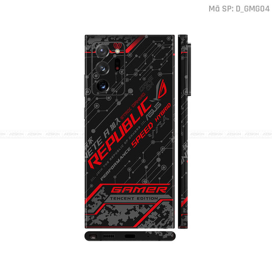 Dán Skin Galaxy Note 20 Series Hình Gaming Gear | D_GMG04