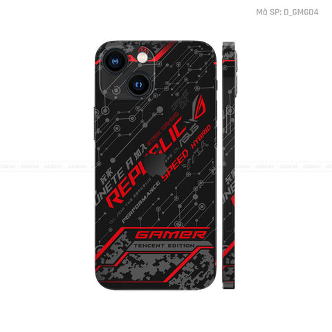 Dán Skin IPhone 13 Series Hình Gaming Gear | D_GMG04