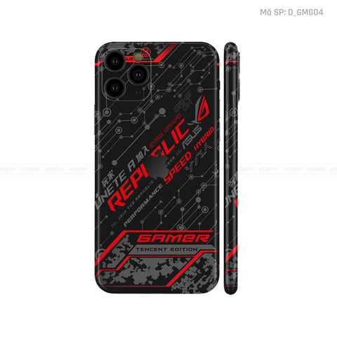 Dán Skin IPhone 11 Series Hình Gaming Gear | D_GMG04