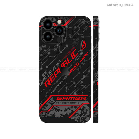 Dán Skin IPhone 14 Series Hình Gaming Gear | D_GMG04