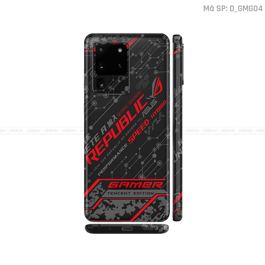 Dán Skin Galaxy S20 Series Hình Gaming Gear | D_GMG04