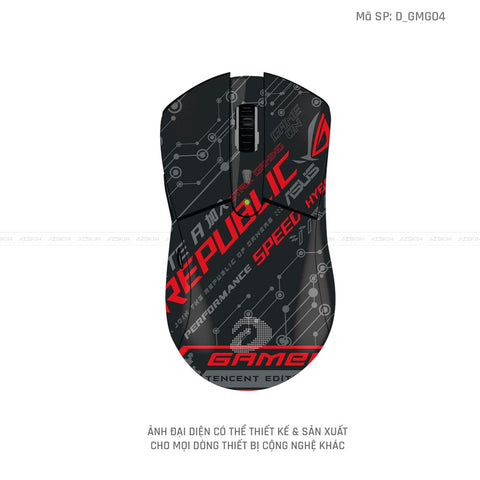 Skin Dán Chuột Dareu Hình Gaming Gear | D_GMG04