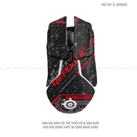 Skin Dán Chuột Steelseries Hình Gaming Gear | D_GMG04