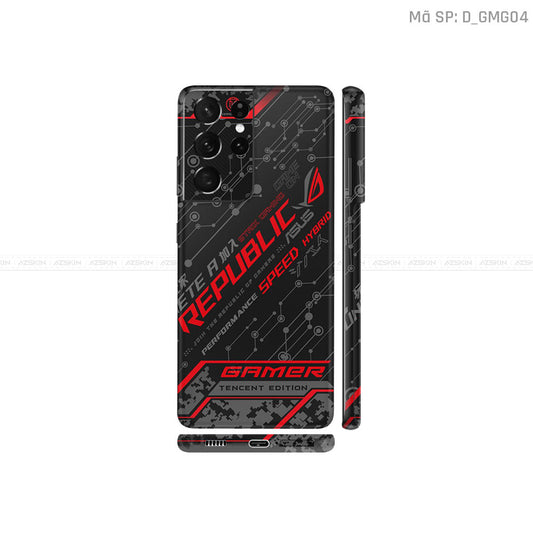 Dán Skin Galaxy S21 Series Chủ Đề Gaming Gear | D_GMG04
