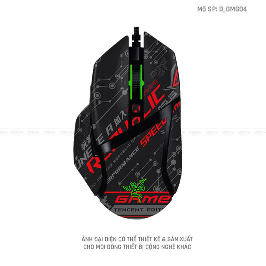 Skin Dán Chuột Razer Hình Gaming Gear | D_GMG04