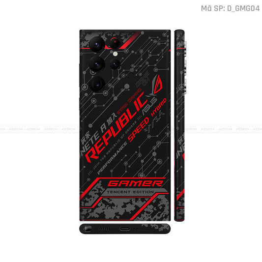 Dán Skin Galaxy S22 Series Hình Gaming Gear | D_GMG04