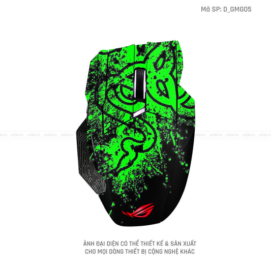 Skin Dán Chuột Asus Hình Gaming Gear | D_GMG05
